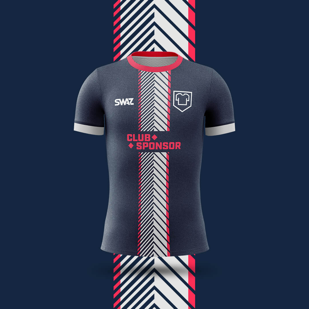 SWAZ Custom Football Shirt | EcLair Design | Custom Football Kit