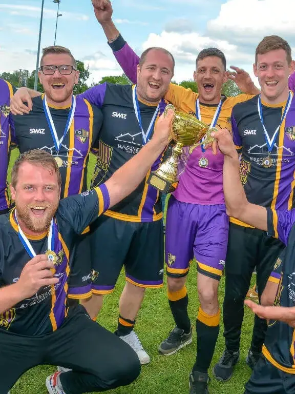 Football Team Celebration | Design it. Wear it. Custom football kits delivered by SWAZ.