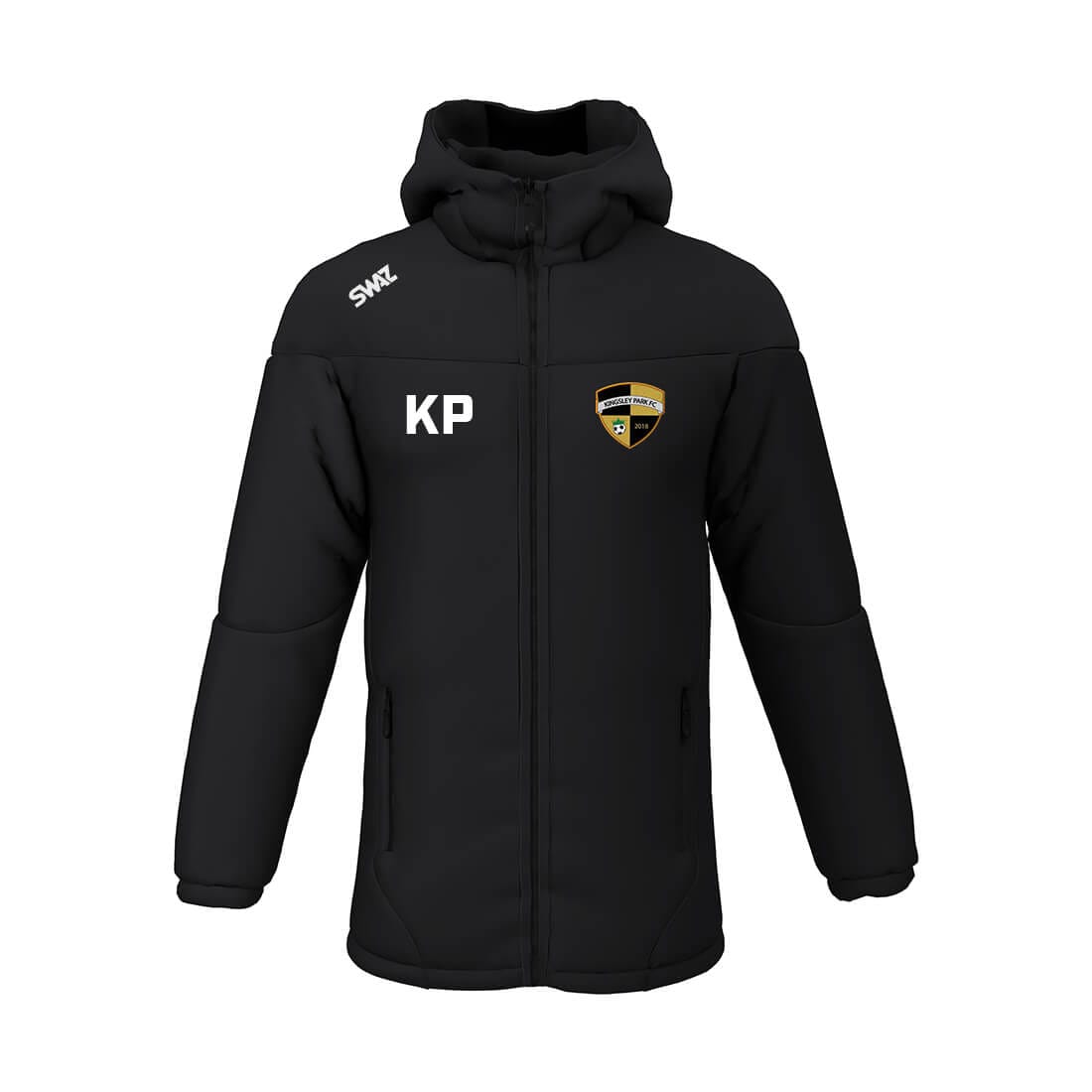 Kingsley Sideline Jacket - Front Black