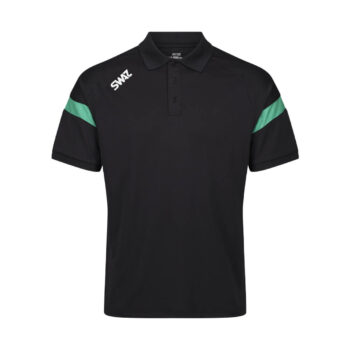 SWAZ Pro Polo Shirt | Football Training Kit and Teamwear - Black and Green